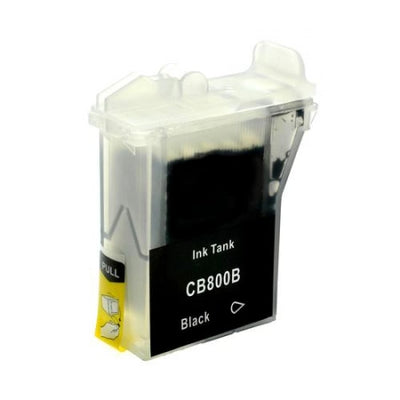 Brother LC-800BK Black Compatible Ink Cartridge 500 Print Yield