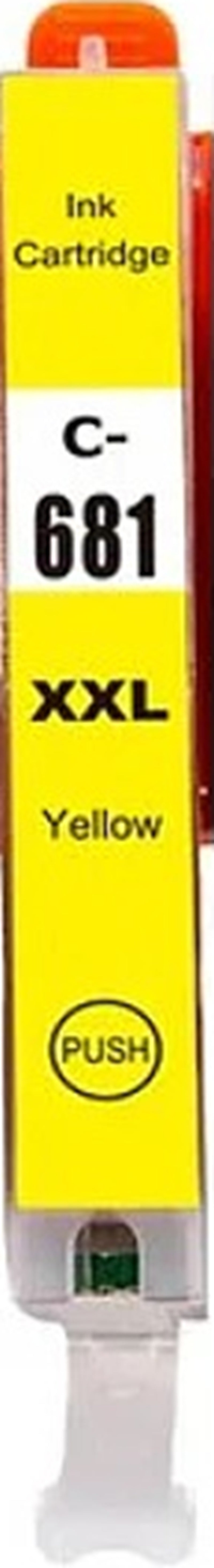 Canon CLI-681XXLY Extra High Yield Compatible Yellow Ink Cartridge 760 Print