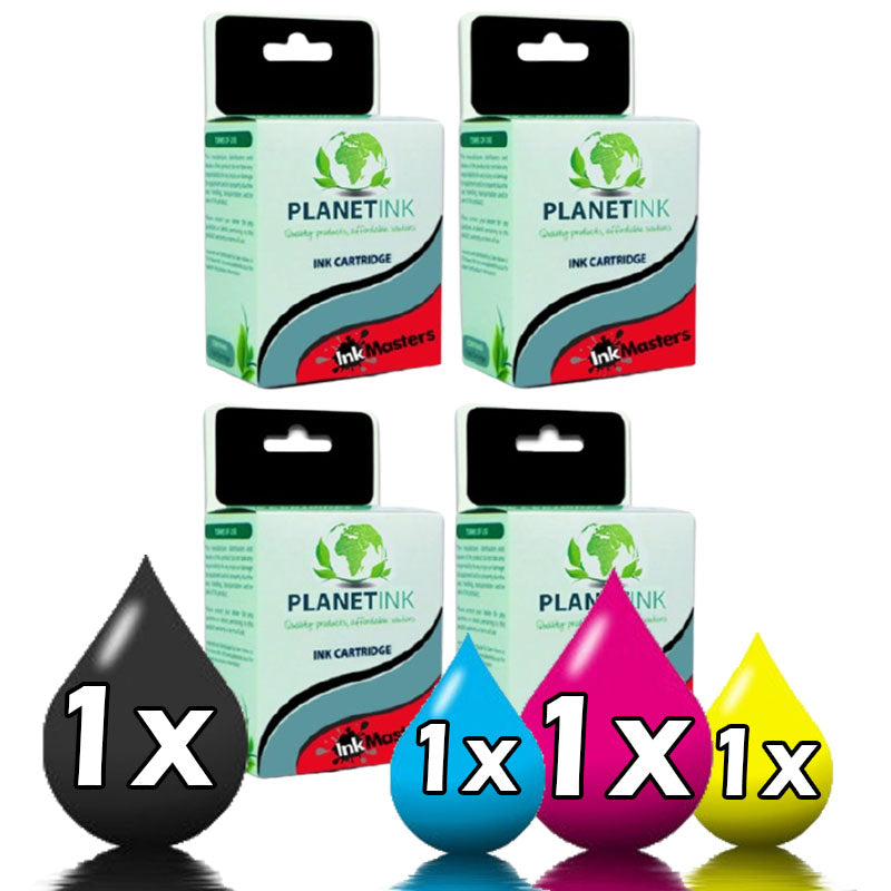 Compatible 4 Pack Epson 200XL Ink Cartridge XP100, XP200, XP300  1BKXL,1CXL,1MxL,1Y