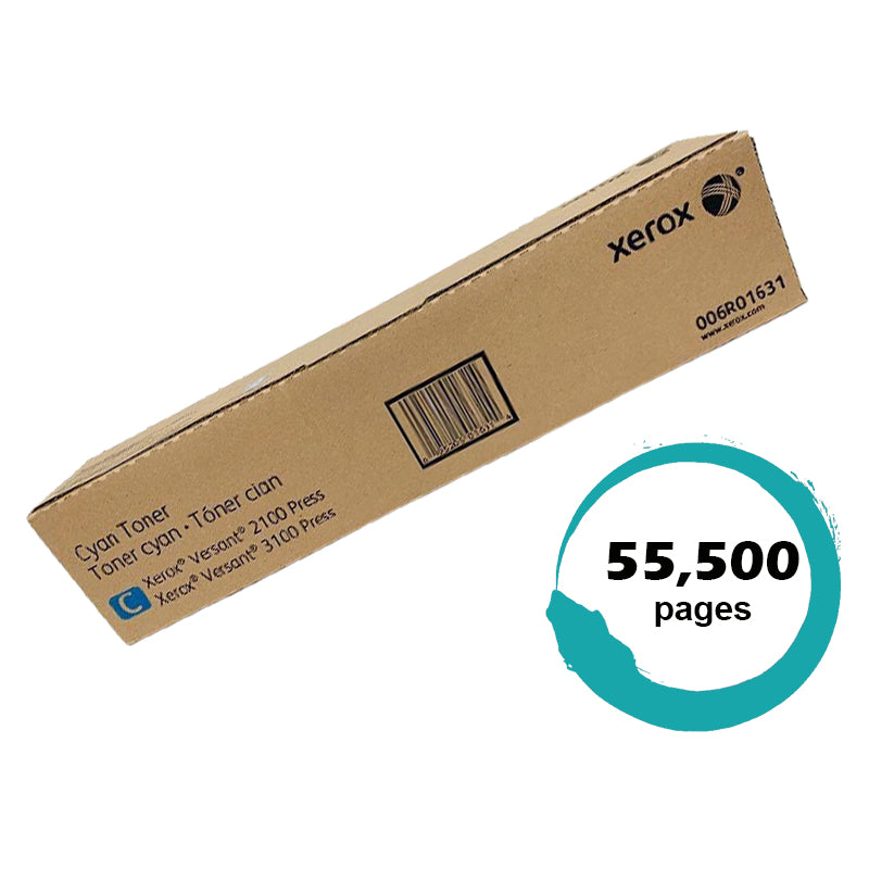 Genuine Fuji Xerox CT202226 Versant 2100/3100 Cyan Toner Cartridge 55,500 Print