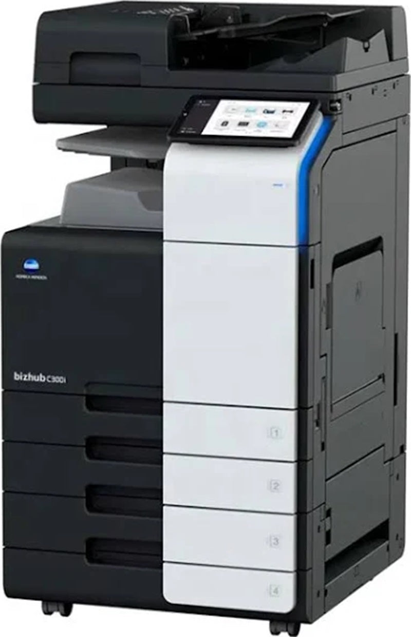 Konica Minolta Bizhub C300i A3 Color Laser Multifunction Printer + PC-216 2x Universal tray