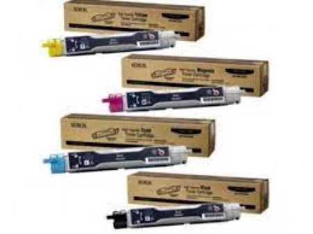 4 Pack Fuji Xerox 6350 106R01144-106R01147 Compatible Toner Cartridges [1BK,1C,1M,1Y]