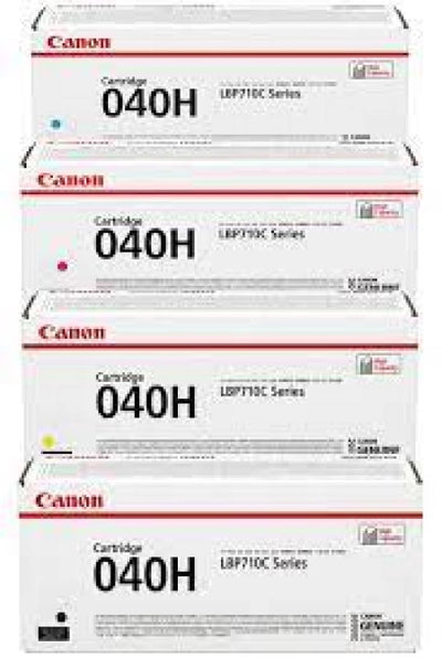 4- Pack Compatible Canon CART040II CMYK Toner Cartridges