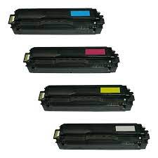 4 Pack Samsung Compatible Toner Cartridges 1BK.1C,1M,1Y (CLT-504S)