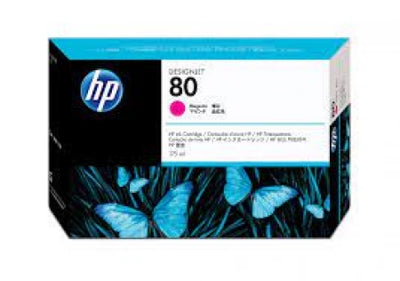 HP 80 C4874A Magenta Genuine Ink Cartridge 2,200 Prints