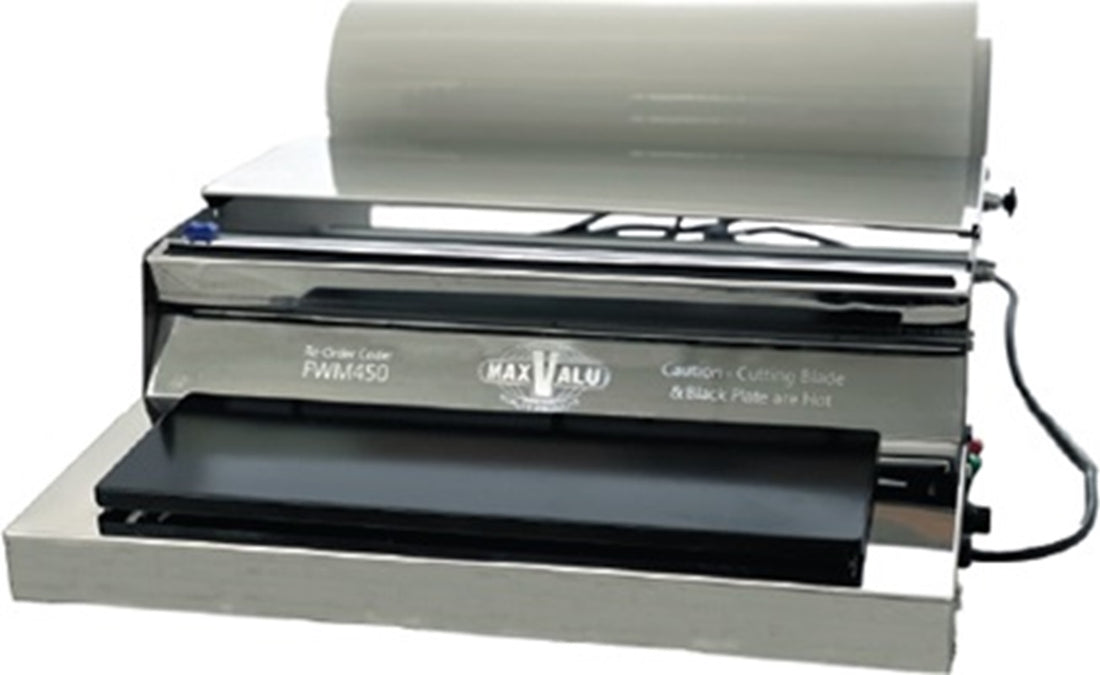 Food Wrapping Machine with Slide Cutter