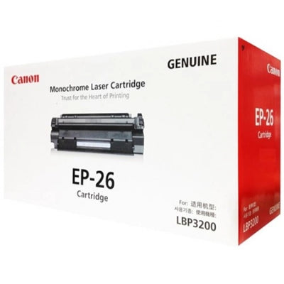 Canon EP26 Black Genuine Toner Cartridge 2,500 Prints