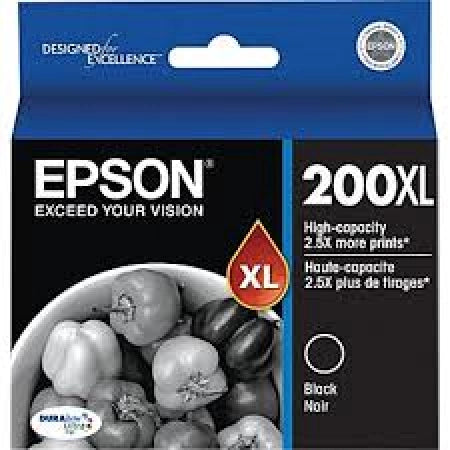 Epson 200XL C13T201192 Black Genuine Ink Cartridge 500 Prints
