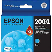 Epson 200XL C13T201292 Cyan Genuine Ink Cartridge 450 Print
