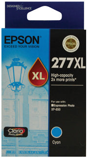 Genuine Epson 277XL C13T278292 Cyan Ink Cartridge 740 Print
