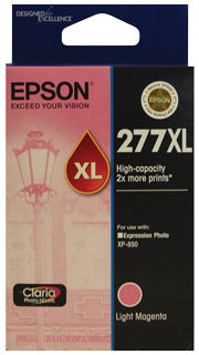 Genuine Epson 277XL C13T278692 Light Magenta Ink Cartridge 740 Print