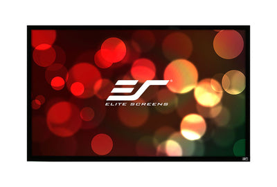 CUSTOM ORDER - 200" FIXED FRAME 16:9 PROJECTOR SCREEN  EZFRAME ACOUSTIC 4K (INDENT)