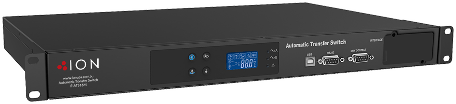 ION 16AMP 1RU AUTO TRANSFER SWITCH. OPTL SNMP CAPABILITY (F-ATSSNMP).