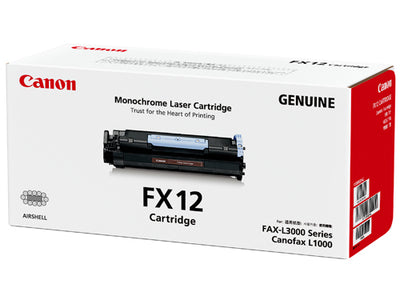 Genuine Canon FX12 Fax Black Toner Cartridge 4,500 Print