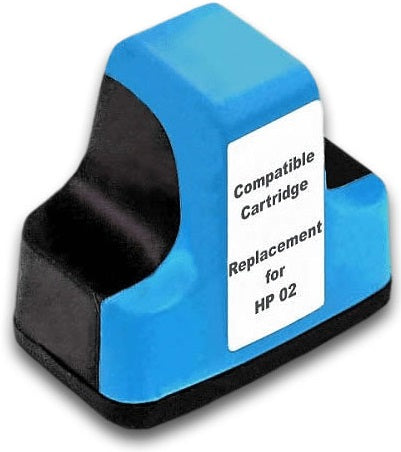 HP 02 C8771WA Cyan Compatible  Ink Cartridge 350 Print