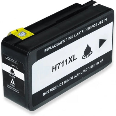 HP 711XL Black Compatible Ink Cartridge CZ133A 1,600 Prints
