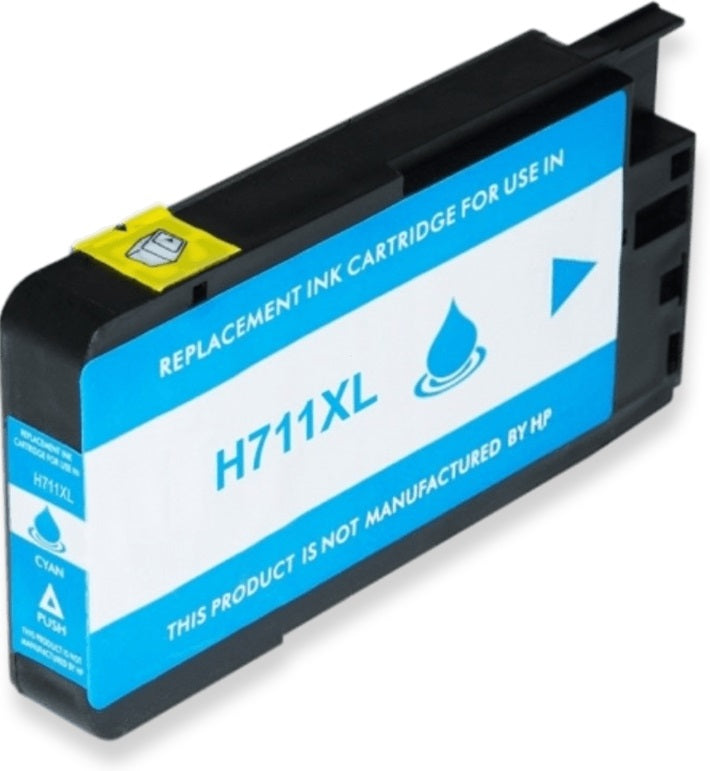 HP 711XL Cyan Compatible Ink Cartridge CZ134C 1,500 Print