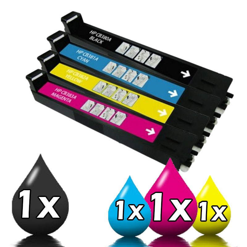 4 Pack HP CF310A-CF313A 826A Toner Cartridges Standard Compatible [1BK+1C+1M+1Y]