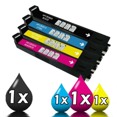 4 Pack HP CF310A-CF313A 826A Toner Cartridges Standard Compatible [1BK+1C+1M+1Y]