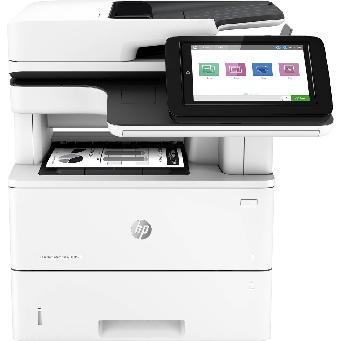 HP LaserJet Enterprise Flow MFP M528z Monochrome Laser Printer