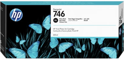 Genuine HP 746 Designjet Photo Black Ink Cartridge 300ml