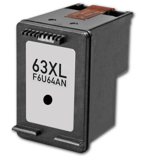 HP 63XL Black Compatible Ink Cartridge F6U64AA 480 Page