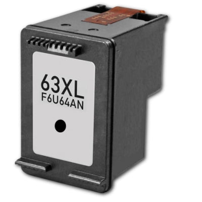 HP 63XL Black Compatible Ink Cartridge F6U64AA 480 Pages