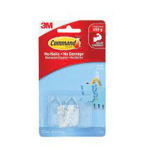 Command Clips 17026CLR Bx6