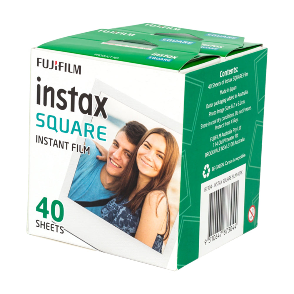 Pack of 40 Fujifilm instax SQUARE Film - Compatible with Fujifilm Instax SQUARE Camera
