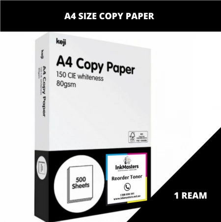A4 White Copy Paper 80gsm 500/Ream