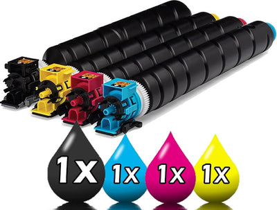 4 Pack Kyocera TK-8369 Compatible Toner Cartridge Value Pack [1BK, 1C, 1M, 1Y]