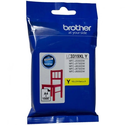 Genuine Brother LC3319XLY Yellow Ink 1,500 Pages