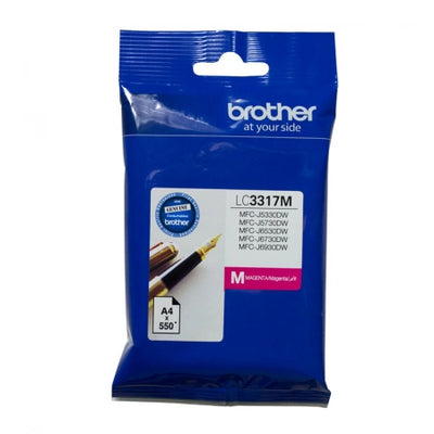 Genuine Brother LC3317M Magenta Ink Cartridge 550 Pages