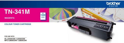 Genuine Brother TN341M Magenta Toner Cartridge 1.5K Print Yield