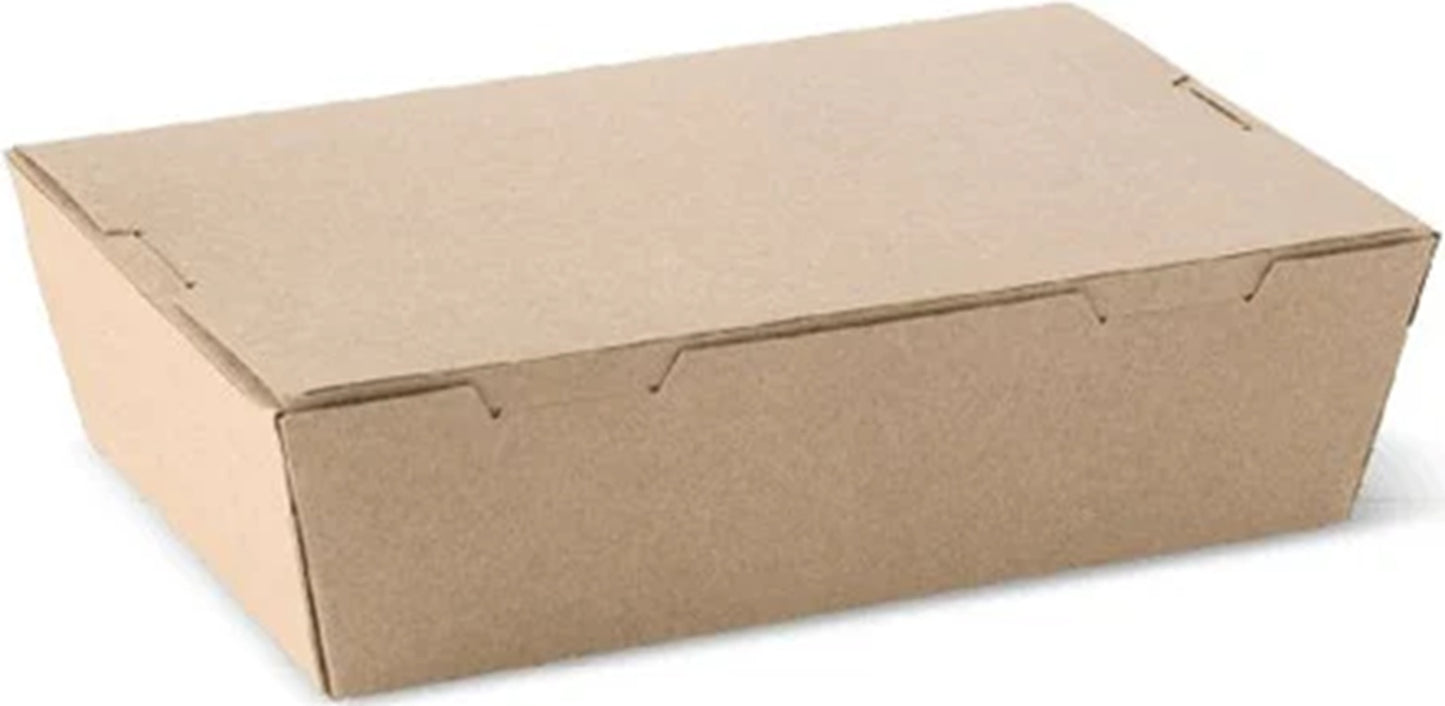 Lunch Box Takeout Box Brown Medium Size Carton of 200