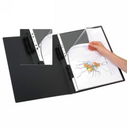 DISPLAY BOOK A3 REFILLABLE 20 PG BLACK INSERT