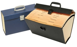 EXPANDING FILE MARBIG F/C CARRY W/HANDLE A-Z ASST COL