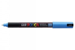 MARKER UNI POSCA PC1MR N/POINT 0.7MM LIGHT BLUE