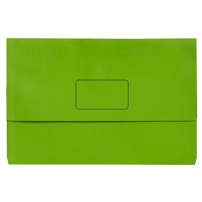 DOCUMENT WALLET MARBIG SLIMPICK F/C BRIGHT GREEN PK10