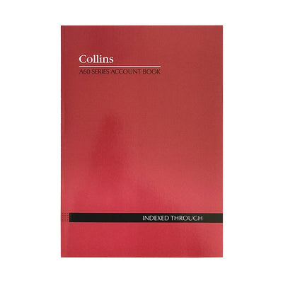 ACCOUNT BOOK COLLINS A60 INDEX/THROUGH