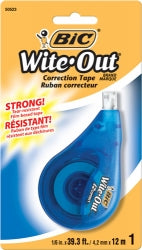 CORRECTION TAPE BIC WITE-OUT EZ CORRECT 4.2MMX12