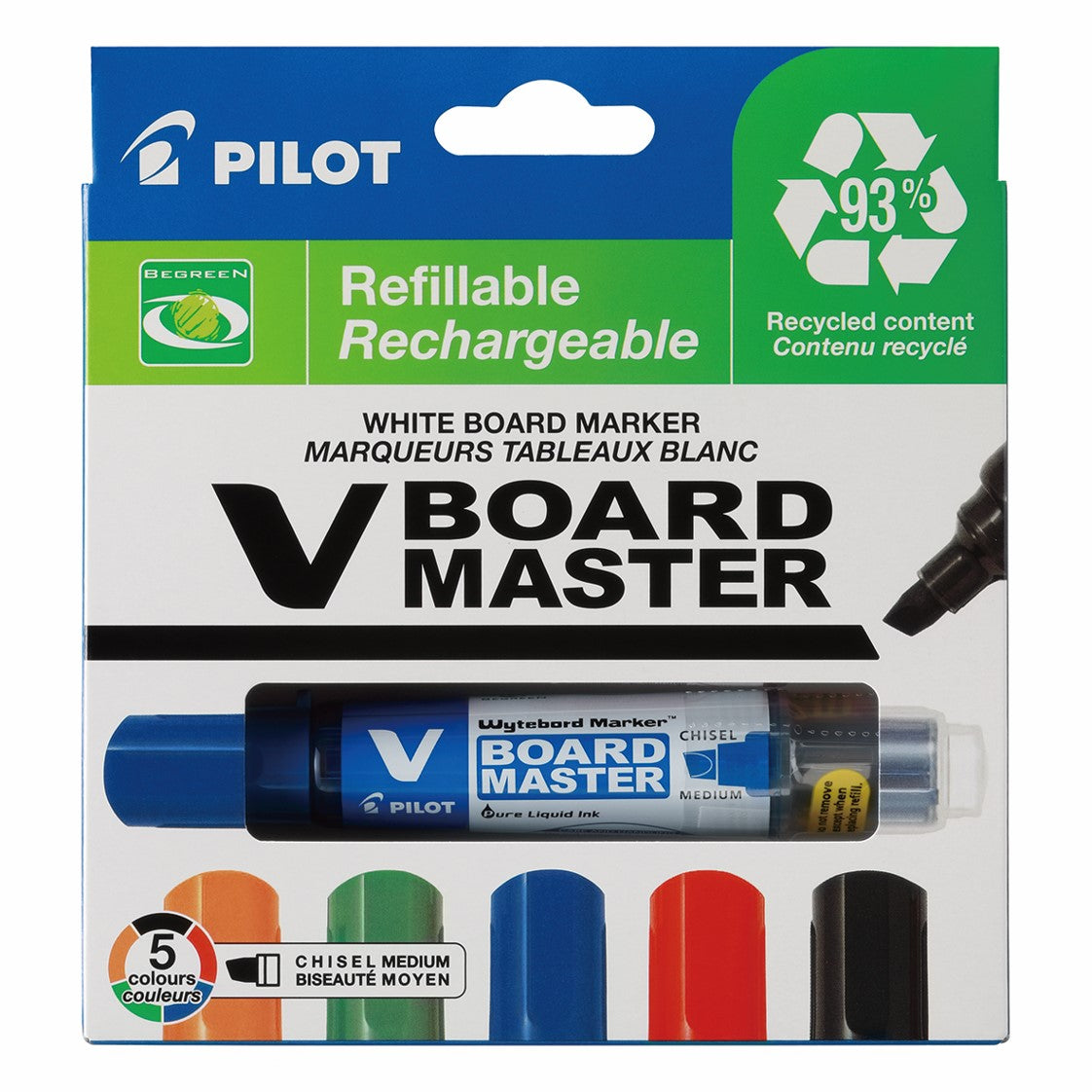 MARKER W/B PILOT BEGREEN MASTER CHISEL ASST WLT5