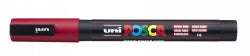 MARKER UNI POSCA PC3M BULLET TIP DARK RED