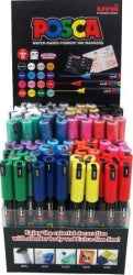 MARKER UNI POSCA PC1MR POLY BULLET TIP 1.0MM ASST BX12
