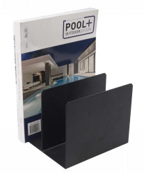 SP- BOOK RACK METAL ITALPLAST BLACK