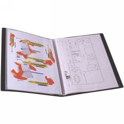 DISPLAY BOOK PROTEXT A3 20P FIXED INSERT COVER/SPINE BLACK