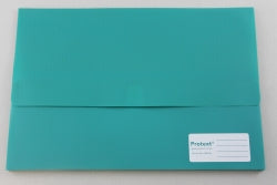 SP- DOCUMENT WALLET PROTEXT FC PP GREEN WITH VELCRO