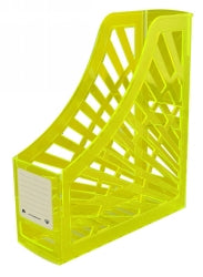 MAGAZINE STAND ITALPLAST NEON YELLOW
