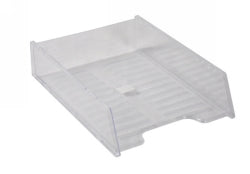 DOCUMENT TRAY ITALPLAST A4 MULTIFIT CLEAR