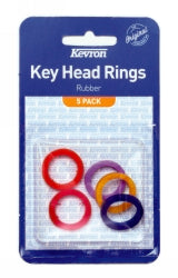 KEY HEAD IDENTIFICATION RINGS KEVRON ASSORTED COLOUR